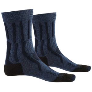 X-SOCKS Trek X CTN Trekkingsocken Damen midnight blue melange/opal black 39-40