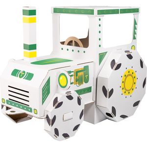 Spielhaus "Traktor" aus Bastelkarton
