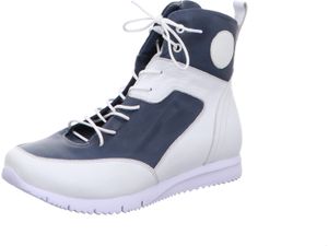 Gemini Damen Stiefelette sportlich High Top Sneaker Leder zweifarbig 340610-02, Größe:39 EU, Farbe:Blau