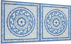 Abstraktné Vlny – Samolepiace Dlaždice – PVC Obklad – Nástenné Obklady – Nástenné Dekorácie – Samolepiace Obklady do Kúpeľne a Kuchyne – 6 kusov 60 x 30 cm
