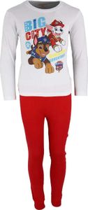 Paw Patrol Jungen Kinder Schlafanzug – Rot / 104