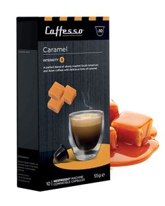 Caffesso Caramel 10 ks - 100% kompatibilné kapsuly do kávovarov Nespresso, DeLonghi a Krups