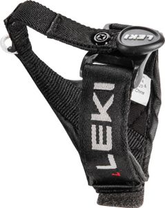 Pútka LEKI Trigger S Vario Strap Silver Čierno-strieborná S-M-L