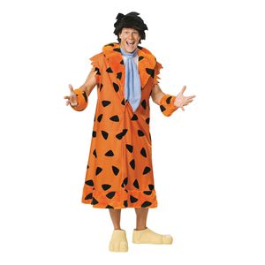 The Flintstones - Kostüm ‘” ’"Fred"“ - Herren BN5329 (XL) (Orange/Schwarz/Blau)