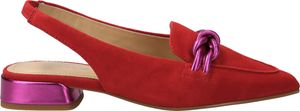Maripé Peeptoes & Slingpumps SILVIA-51-MA, Rauleder, Rot, Damen
