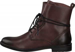 Marco Tozzi Schnürstiefel Kaltfutter in rot, Gr. 38
