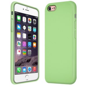 Hülle iPhone 6 Plus / 6s Plus Handy Schutz Cover Silikon Case Handyhülle Tasche, grün