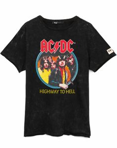 AC/DC - "Highway To Hell" T-Shirt für Herren/Damen Uni NS6640 (M) (Schwarz)