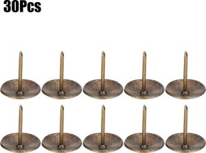 30ks Polsterpolsternagel TurtleBack Muster Sofa Dekor DIY -Kleidung Accessoires Eisen 19mm