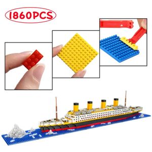 Bausatz für den Zusammenbau der Titanic Bausteine Bausatz Modell - TITANICBLOCKS