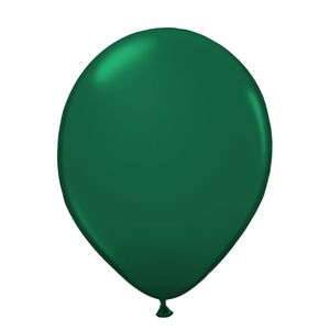 50 Standard Luftballons 30 cm, Dunkelgrün