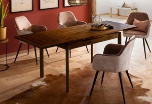 Esstisch Küchentisch Tisch Landhaus ausziehbar Kiefer massiv Farbe und Länge wählbar