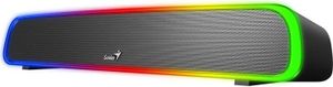 Genius Soundbar 200BT, 2.0, 4W, czarny, regulacja głośności, podświetlane, 3,5 mm jack/ bluetooth, 120Hz-20kHz