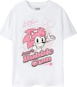 Sonic The Hedgehog - "Amy's Bubblegum" dámské tričko s krátkým rukávem NS7869 (XXL) (Bílá)