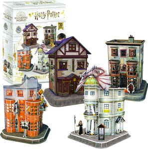 Harry Potter Diagon Alley 4 in 1 3d Puzzle