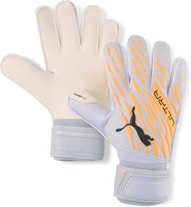 Rękawice bramkarskie Puma Ultra Grip 1 szaro-pomrańczowe 41787 05 - 10,5