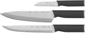 WMF Kineo Messerset Küche 3-teilig, 3 Küchenmesser scharf, geschmiedet Performance Cut Kochmesser, Zubereitungsmesser, Gemüsemesser