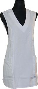 Chasuble Kasack Überwurf Schürze schwarz, rot, blau, weiß, Größe:XL, Farbe:weiß