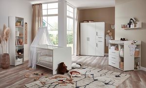 Babyzimmer Komplettset ALIYA 8 in weiß Kinderzimmer in verschiedenen Varianten