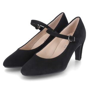 Gabor 41.411.17 Damen Spangenpumps/ Mary Janes Schwarz Rauleder Größe: 6