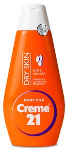 6x Creme 21 Body Milk DRY SKIN 6x400ml Vitamin E Pro-Vitamin B5 Körperpflege Creme21