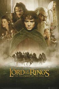 Herr der Ringe - Fellowship One Sheet - Film Movie Kino - Poster Druck 61x91,5