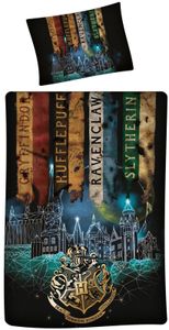 Harry Potter - Hogwarts - Bettwäsche-Set, Wendemotiv, 135x200 & 80x80