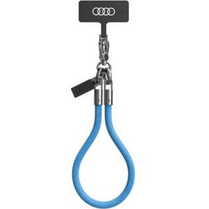 Uniwersalna smycz do telefonu komórkowego, 28 cm, 8 mm, Audi Crossbody AU-HSL8-R8/D1-BE, niebieska