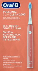 Braun Oral-B Pulsonic Slim Clean 2000 elektr. Zahnbürste pink