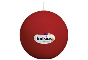 Bolsius 103610036744 Kugelkerze Ø 7cm altrot, rot