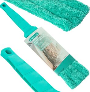 Kartáč Na Prach Na Kola Z Mikrovlákna Se Střapcem 39 Cm Tyrkysový