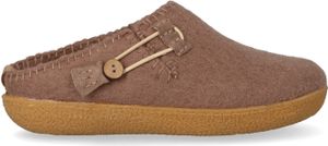 Tofvel Sundara Wollfilz-Pantoffel Camel Größe 38