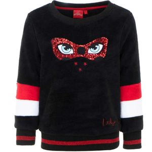 Miraculous Ladybug Pullover Sweater mit Pailletten – Schwarz / 104