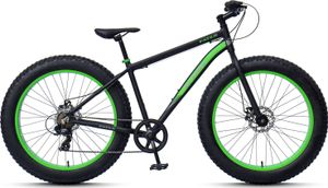 WYNN Fatbike 26 Zoll FAT2.0 schwarz-grau Rahmenhöhe 46 cm 7 Gänge mech. Scheibenbremse