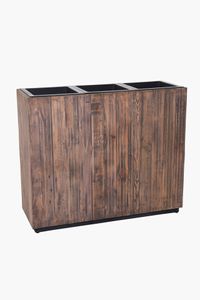 VIVANNO Raumteiler Holz ELEMENTO Kasten, Braun antik - 90x32x75 cm