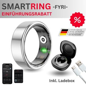 Smart Ring Fyri Größe 58 Durchmesser: 18.3 mm Silber - 264276