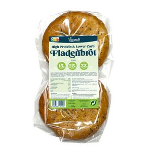 Locawo High Protein & Low Carb* Fladenbrot | Dönerbrot 200g (2 x 100g)