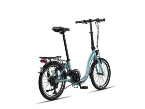 PACTO SIX - Hollandrad Hochwertiges Klappfahrrad 27cm Aluminiumrahmen Bike 20 Zoll Aluminiumräder Bicycle, 6 Speed Shimano Gänge Faltrad Klapprad Blau PACTO SIX - Hollandrad Hochwertiges Klappfahrrad 27cm Aluminiumrahmen Bike 20 Zoll Aluminiumräder Bicycle, 6 Speed Shimano Gänge Faltrad Klapprad Blau