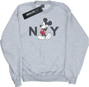 Disney - "NY" mikina pro ženy BI8985 (M) (Mottled grey)