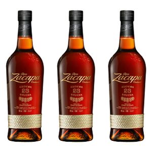 Ron Zacapa Centenario 23 Sistema Solera, 3s, rum, Guatemala, alkohol, alkoholický nápoj, láhev, 40%, 3x700 ml,