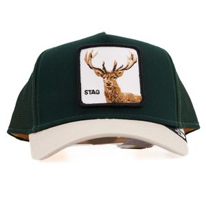 Goorin Bros. V2 Stag Premium Trucker Cap The Farm Forest Green