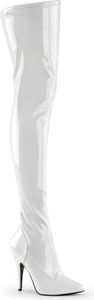 SEDUCE-3000 Damen Boots von Pleaser, Weiß  , EU 43, US 13