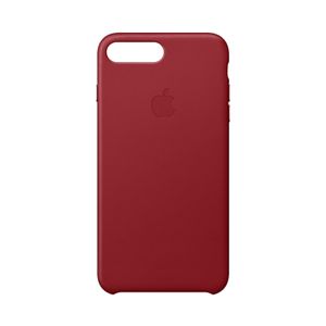 Apple iPhone 8 Plus / 7 Plus Leder Case, rot
