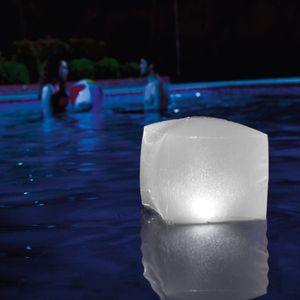 INTEX 28694 Aufblasbarer LED-Würfel 23x23x22cm