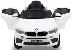 BMW X6 Elektro Auto Kinder 6 Monate Bis 6 Jahre 12V Motor Mp3 Sitze Mit Fernbedienung Mp3 Weiß