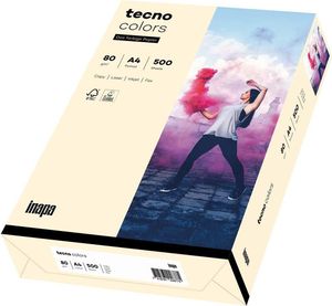 tecno Kopierpapier colors hellchamois DIN A4 80 g/qm 500 Blatt