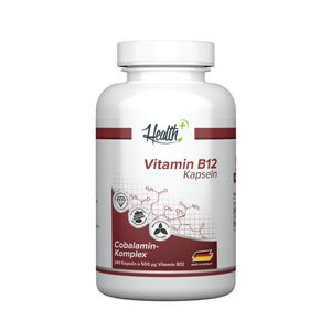 HEALTH+ VITAMIN B12, 240 Kapseln