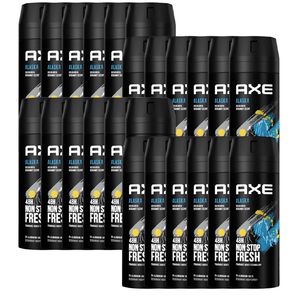 AXE Alaska Deo 24x 150ml Deospray Deodorant Bodyspray ohne Aluminium Herren Männer Men