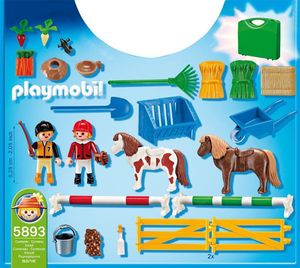 PLAYMOBIL® 5893 - Spielkoffer Ponyhof