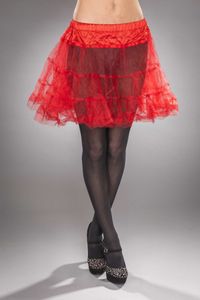 Festartikel Müller Petticoat Gr. M, ca. 40 cm Lang, Rot, Größe M